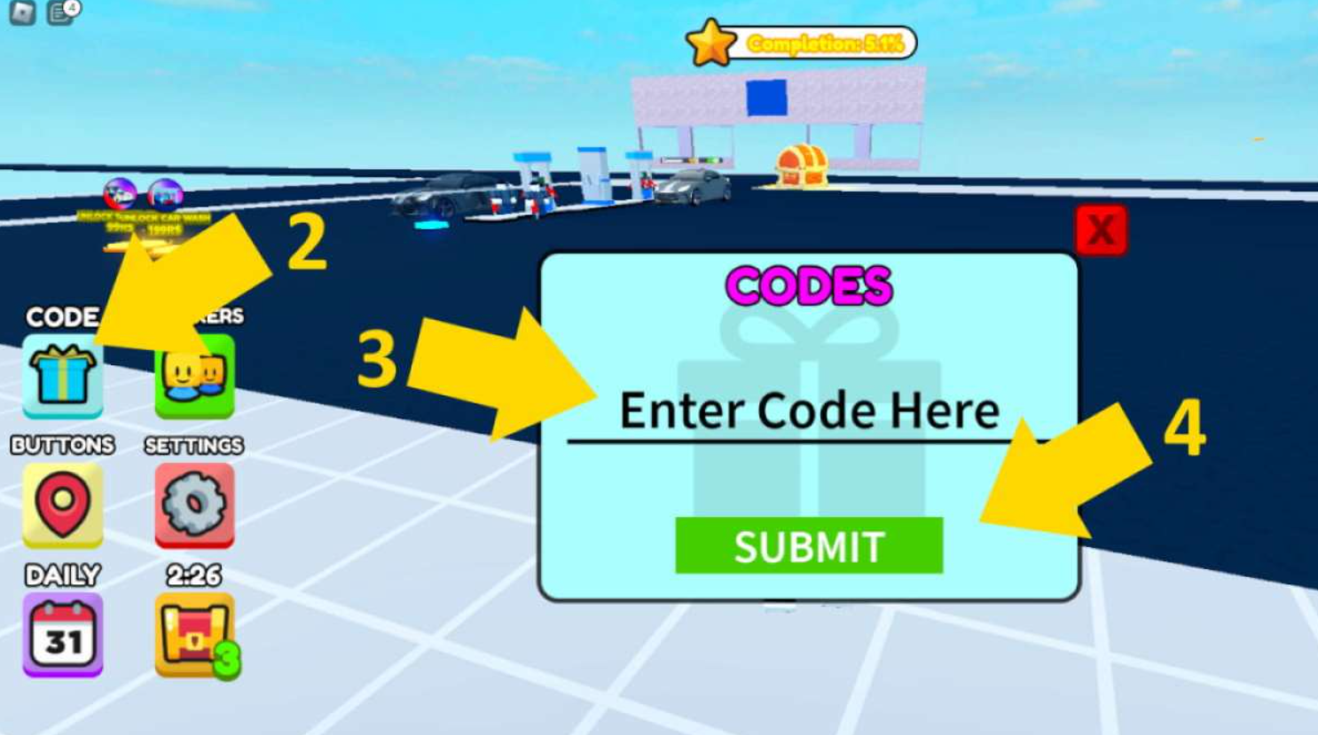 Gas Station Tycoon 2 Codes January 2024