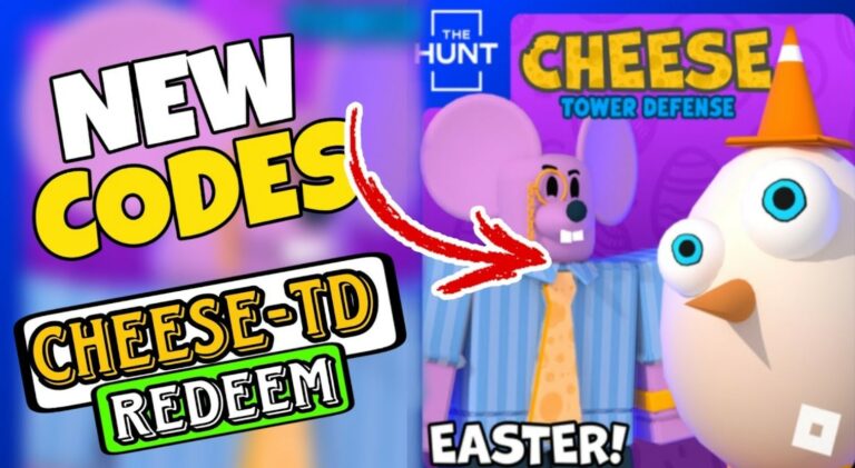 Cheese TD Codes April 2024